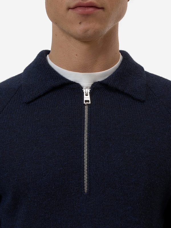 Поло с длинным рукавом муж Closed C86261-987-22 568 DARK NIGHT - 3