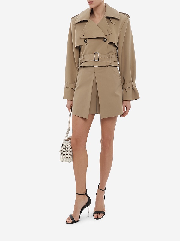 Плащ жен Self-Portrait SS26-041J-BG BEIGE - 3