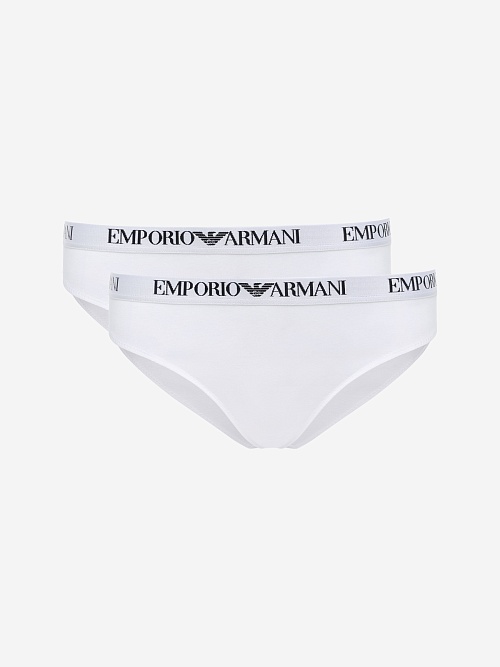 Набор (трусы 2 пары) жен Emporio Armani EW000403 AF13033 M0069 WHITE/WHITE - 0