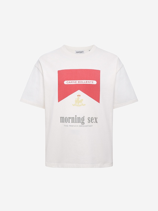 Футболка муж Carne Bollente SS26ST0102 Off-White - 0