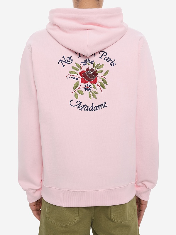 Худи муж Drôle de Monsieur J-HO169-CO127-LPI LIGHT PINK - 4