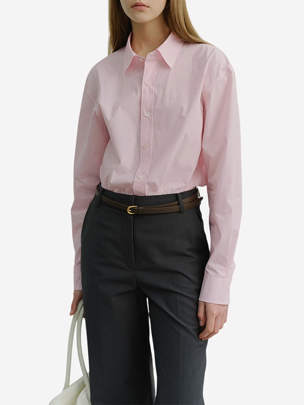 Рубашка жен DUNST UDSH6A103P1 SOFT PINK - 2