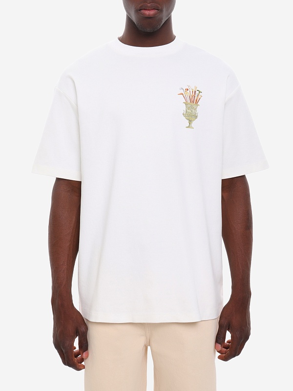 Футболка муж Drôle de Monsieur K-TS313-CO002-OW OFF WHITE - 3