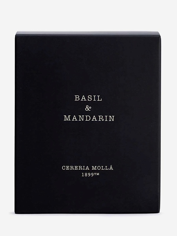 Свеча унисекс Cereria Molla 1899 5538 Basil & Mandarin 230г - 1