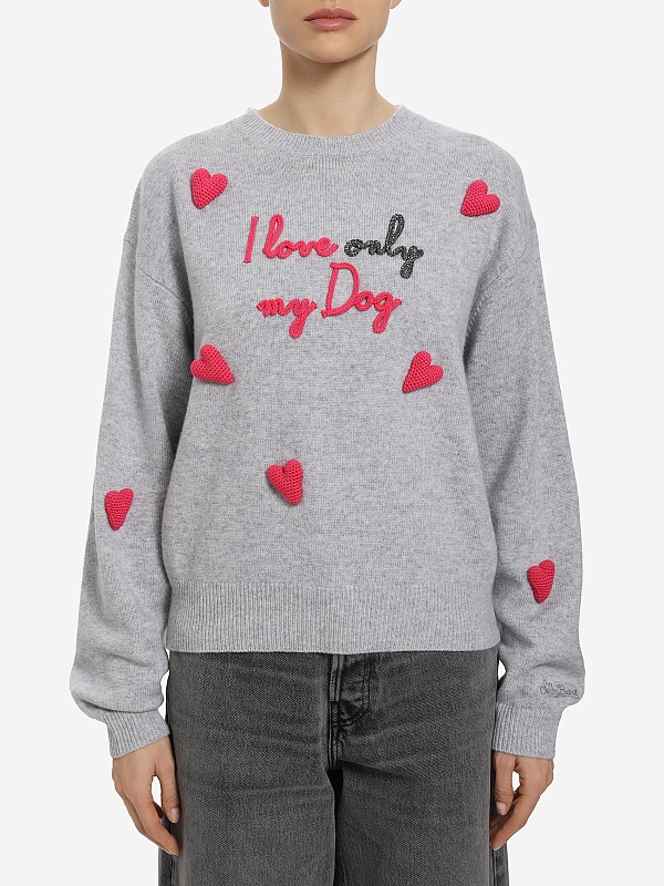 Свитер жен MC2 Saint Barth LOUI004 04033I DOG ONLY 15ML PATCH - 2