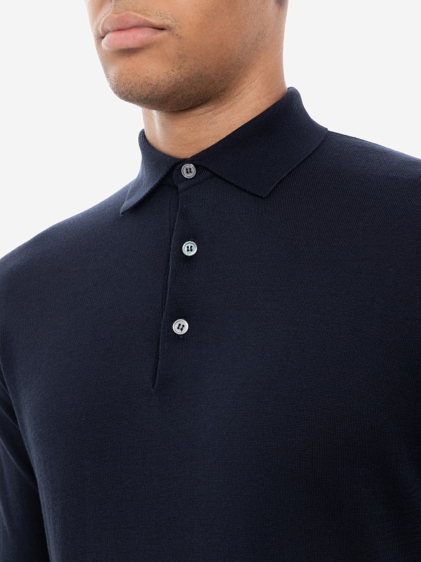 Поло с длинным рукавом муж Filippo De Laurentiis PL1MC SC18R 890 - 4