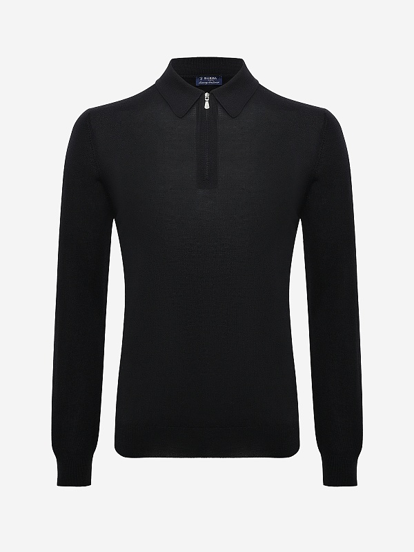 Поло с длинным рукавом муж Barba Napoli 25245 99 - 4