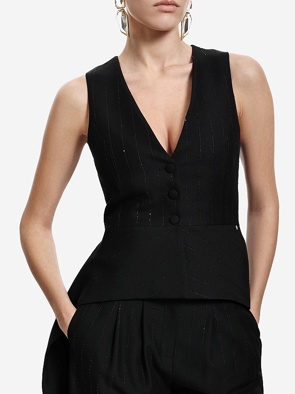 Жилет жен Nissa VS1348 black - 5