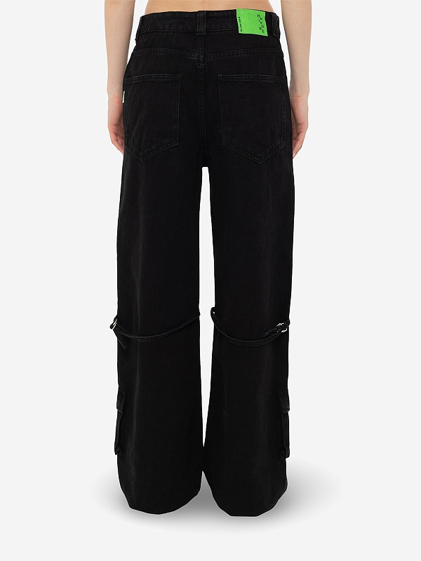 Джинсы жен Haikure HEW03316DF109 L0806 BLACK STONE - 4