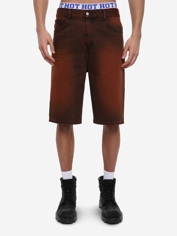 Шорты муж Carne Bollente SS26SH0202 Off-Brown - 3