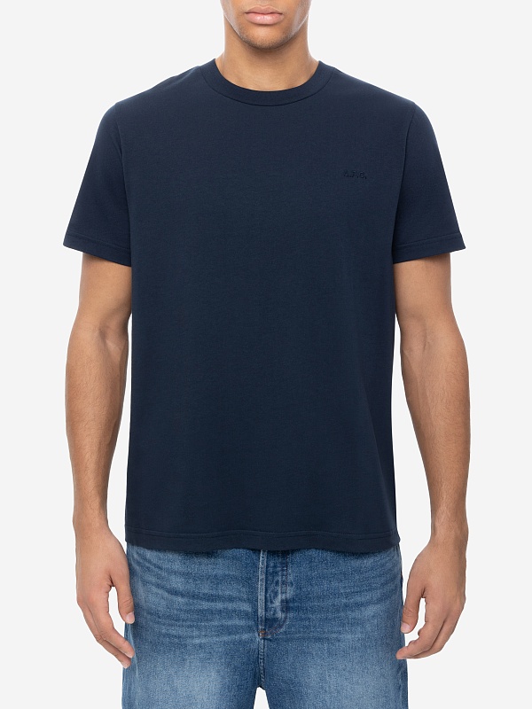 Футболка муж A.P.C. COHBW-M26392 IAK DARK NAVY - 2