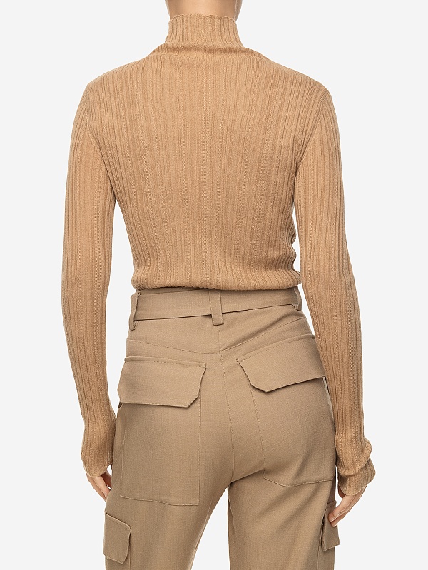 Водолазка жен AGNONA AI23P_K202038_7D180H N54 CAMEL - 4