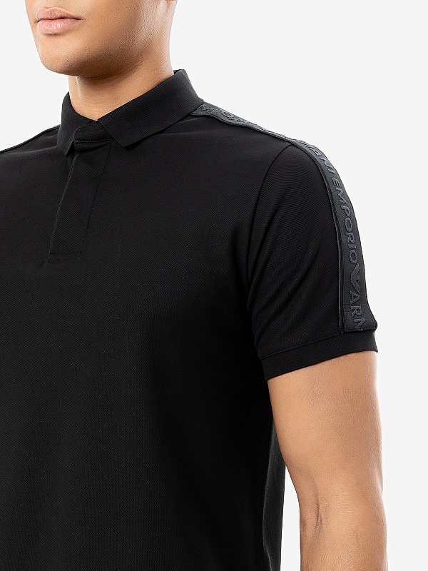 Поло муж Emporio Armani 3D1FM3 1JCYZ 0999 NERO - 4