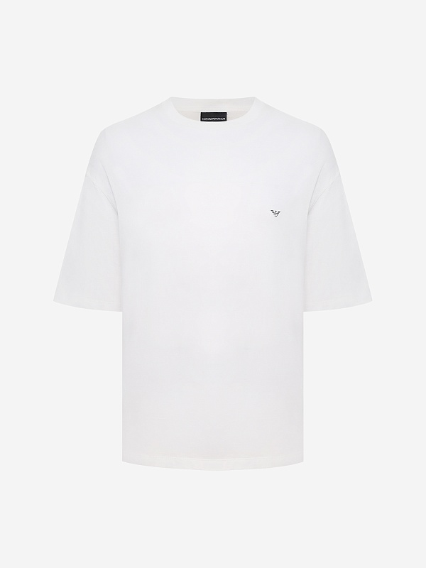 Футболка муж Emporio Armani EM005737 AF24470 U0003 OFF WHITE - 0