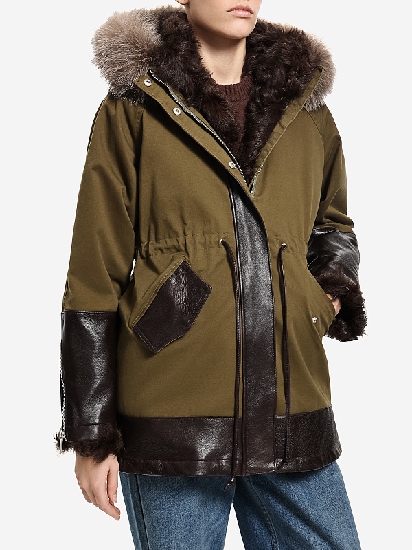 Парка жен VLADIMIRO GIOIA VG2505 Military green - 2