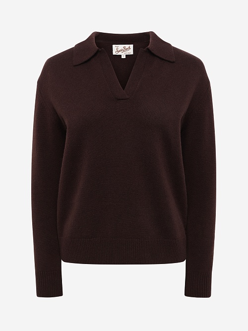 Поло с длинным рукавом жен MC2 Saint Barth EZE0003 00033I 18 BROWN - 0