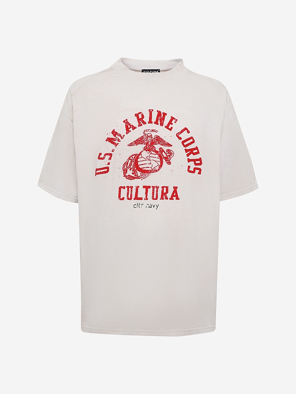 Футболка муж CULTURA S26TE28JE10 beige - 0