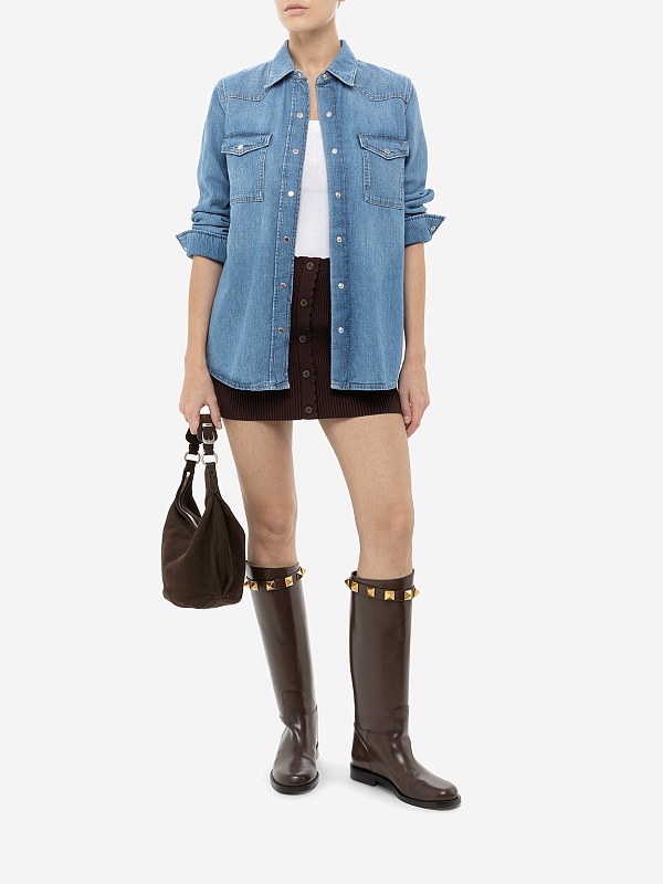 Рубашка жен 7 For All Mankind JSYRC210MS LIGHT BLUE - 2