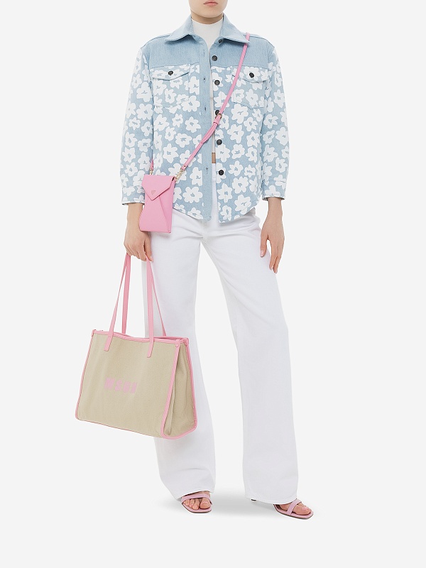 Босоножки (каблук) жен Guess FL6RMA PAF03 PINK - 7