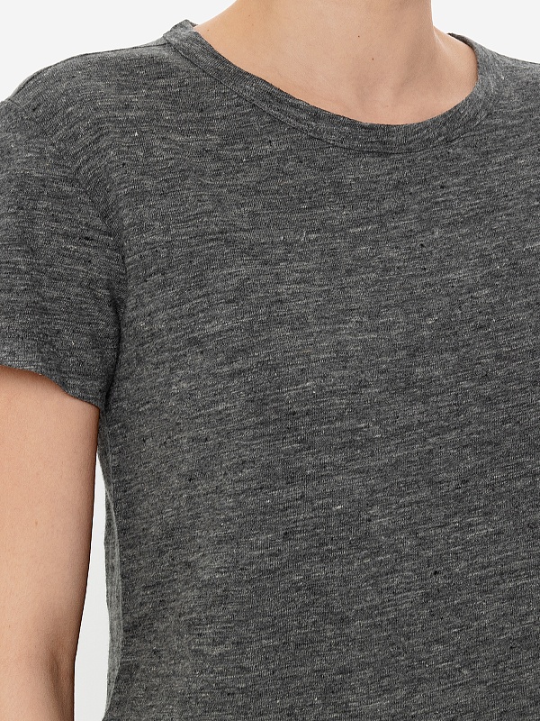 Футболка жен Officine Generale S24WTEE211 MID HEATHER GREY - 5