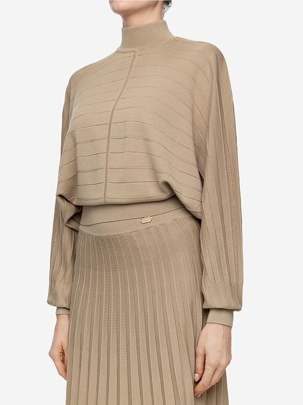 Водолазка жен AGNONA AI23P_K206098_9A180H N54 CAMEL - 3