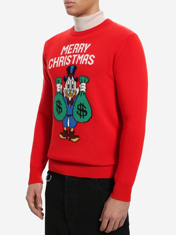 Свитер муж MC2 Saint Barth HER0001 00111I CHRISTMAS SCROOGE 41 EMB - 3