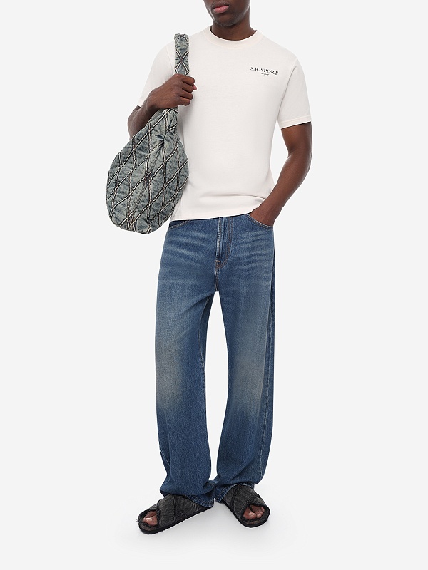 Футболка муж Sporty & Rich TO119711304WH37 Ecru - 1