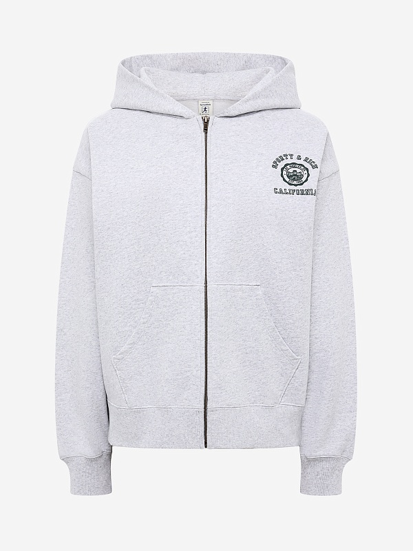 Толстовка на молнии жен Sporty & Rich ST08862508GY03 Heather Gray - 6