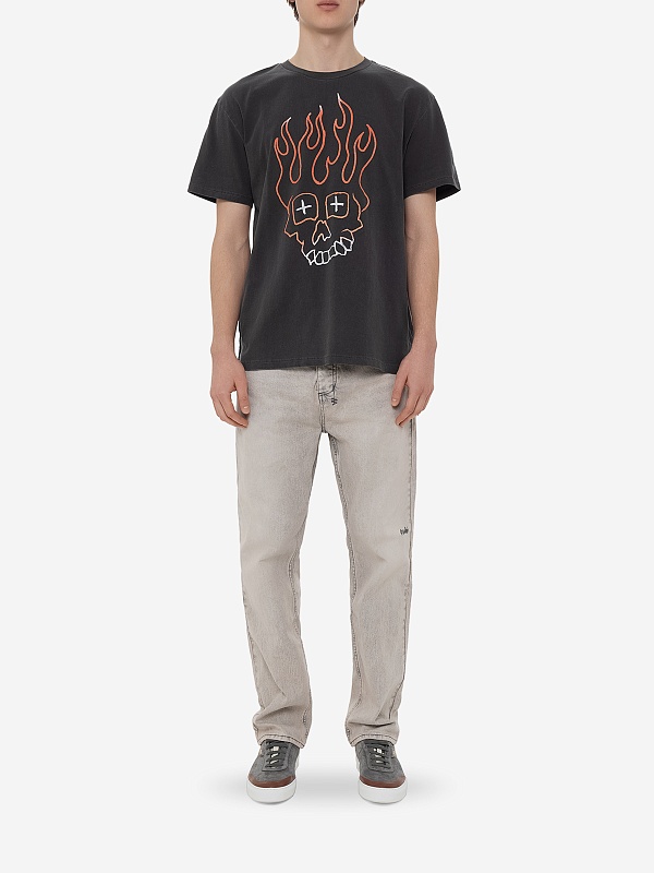 Футболка муж Ksubi MFA24TE034 Black - 2