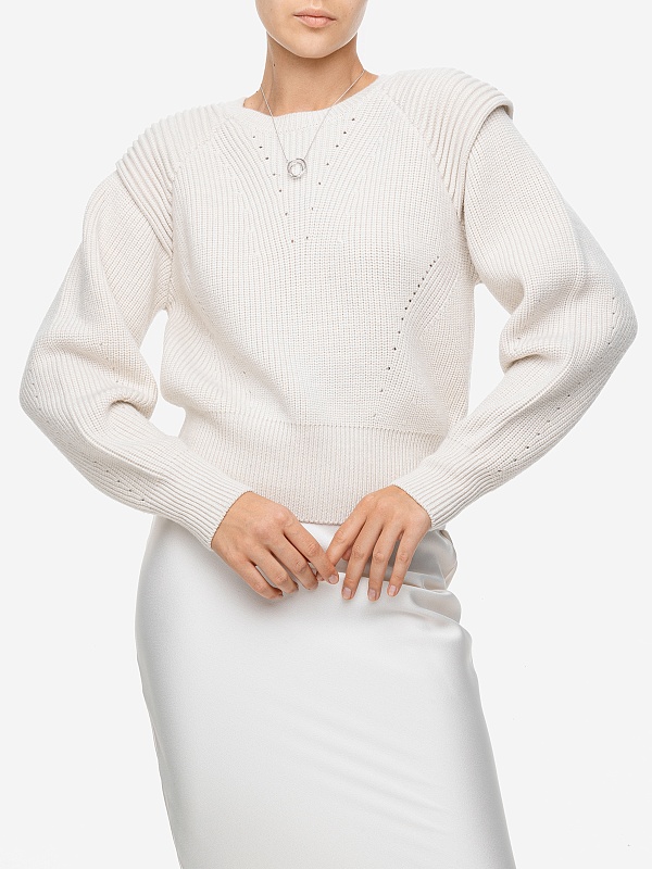 Свитер жен IRO WP12AHANU WHI01 WHITE - 3