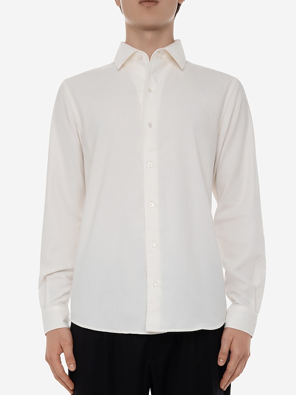 Рубашка муж AGNONA AI23PTD06U1Y_U2072 200 CHALK - 3