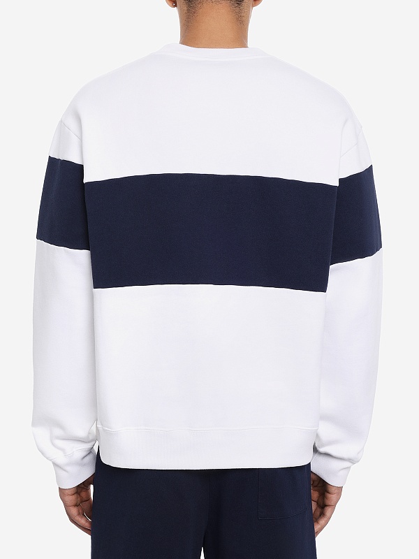 Толстовка муж Sporty & Rich ST098710329WH50 White/Dark Navy - 4