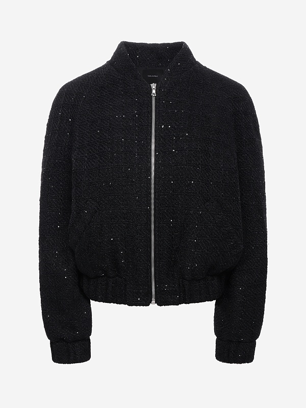 Бомбер жен THELAURENT THL25JCBK29 BLACK - 0