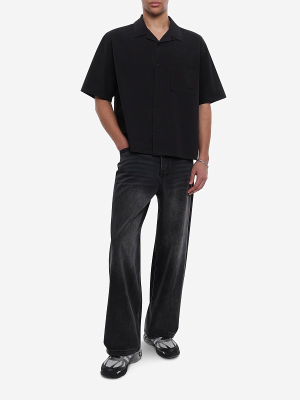 Рубашка муж Ksubi MPS26SH027 black - 1