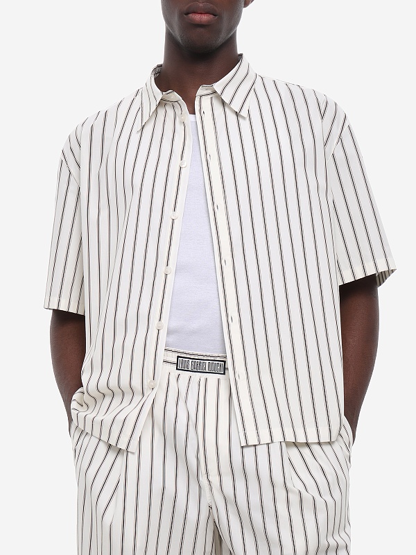 Рубашка муж LGN Louis Gabriel Nouchi 0510 T738 DESERT PINSTRIPE - 3