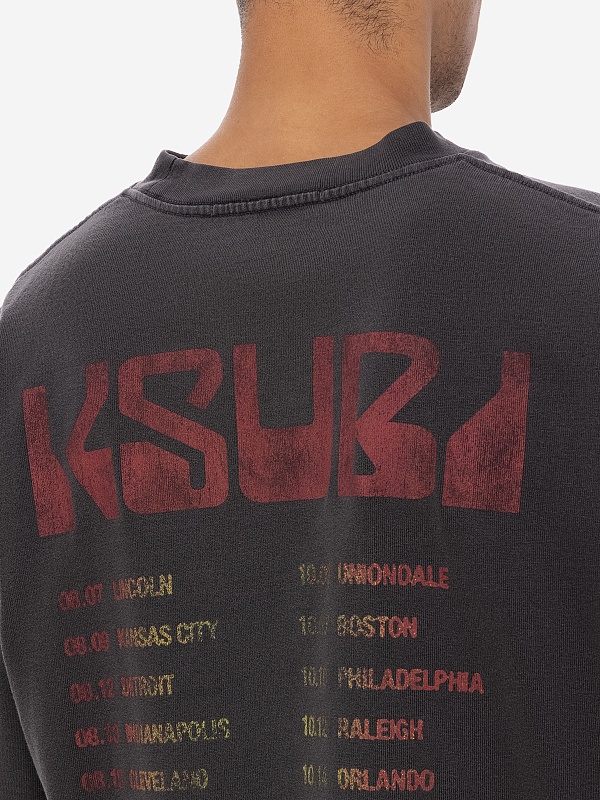 Футболка муж Ksubi MPF25TE026 black - 4