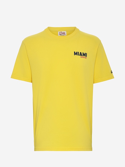 Футболка муж MC2 Saint Barth TSHM001 02622H MIAMI POSTCARD 91 - 0