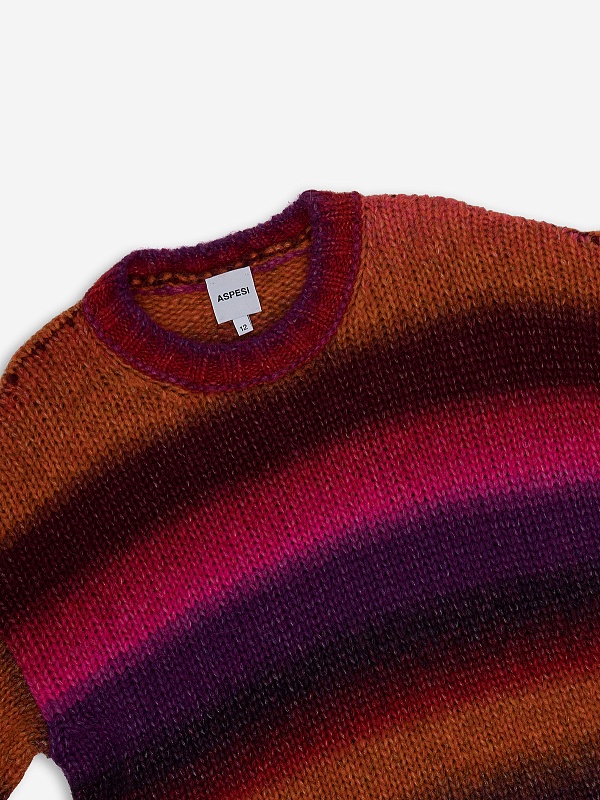 Свитер дев Aspesi F23021MAEM905 (10A - 12A) 636 BEETROOT PINK - 2