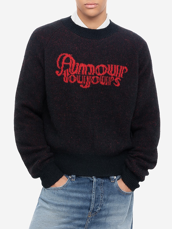 Свитер муж Carne Bollente AW25KNW0302 Black - 3