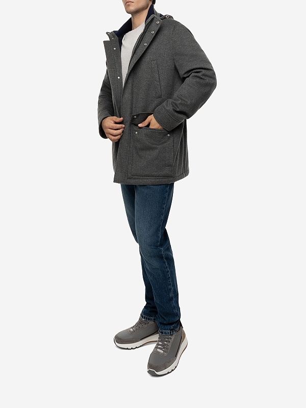Куртка муж Brunello Cucinelli MM4006400 CTF19 - 1