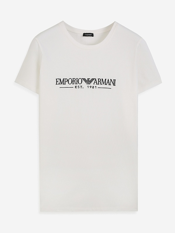 Футболка жен Emporio Armani EW000408 AF10881 U0011 WHITE - 0