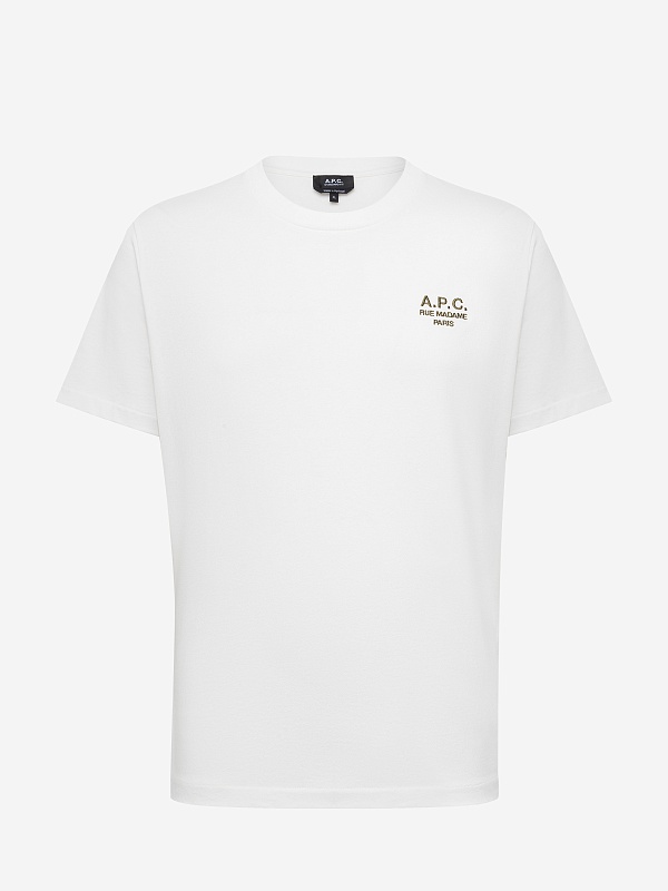 Футболка муж A.P.C. COHBU-M26388 BLANC/KAKI - 5