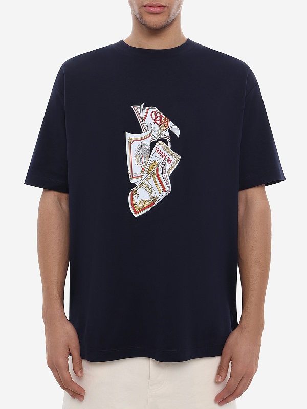 Футболка муж Drôle de Monsieur K-TS311-CO002-NY NAVY - 4