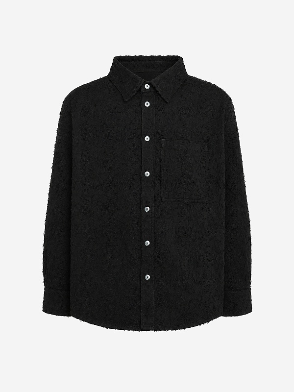 Рубашка муж LGN Louis Gabriel Nouchi 0574 D018 BLACK SCAR - 0