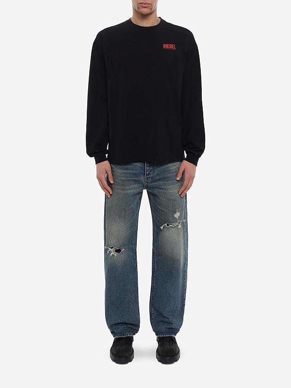 Футболка с длинным рукавом муж Diesel A20037 0EPCA 9XX - 1