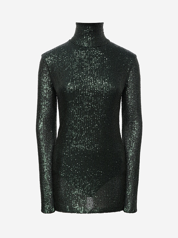 Платье жен Norma Kamali ST4253SQR01869 DARK EMERALD - 0
