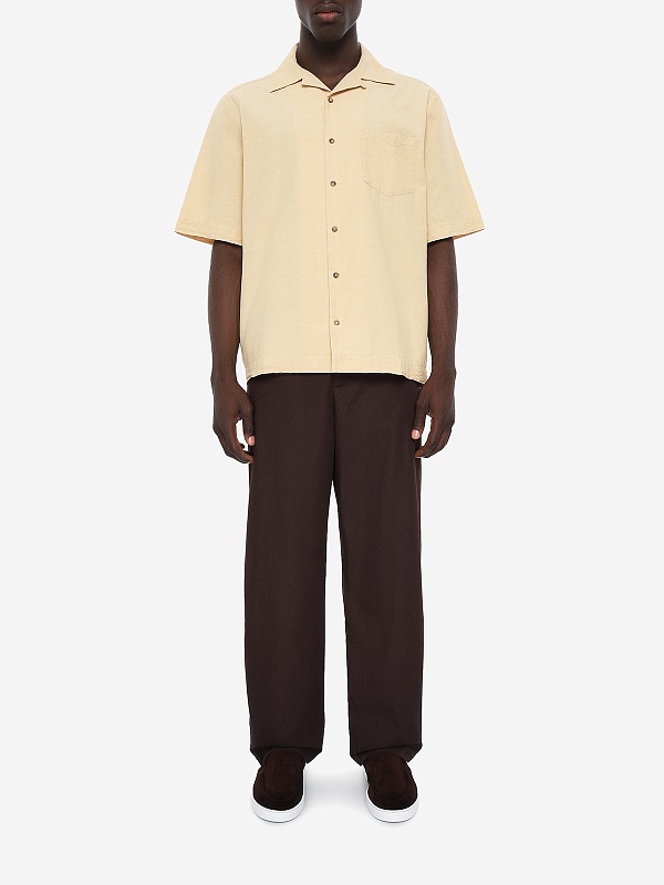 Брюки муж A.P.C. COHOG-H08028 CAE DARK BROWN - 1