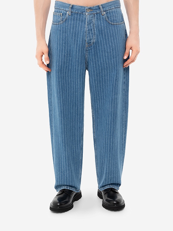 Джинсы муж Drôle de Monsieur G-BP168-CO179-LBE LIGHT BLUE - 2