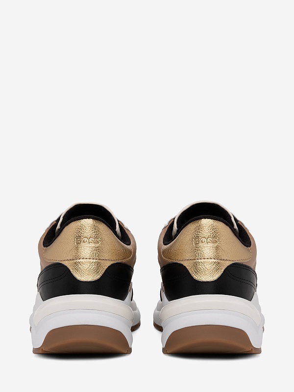 Кроссовки жен Hugo Boss 50517210 280 Open Beige - 4