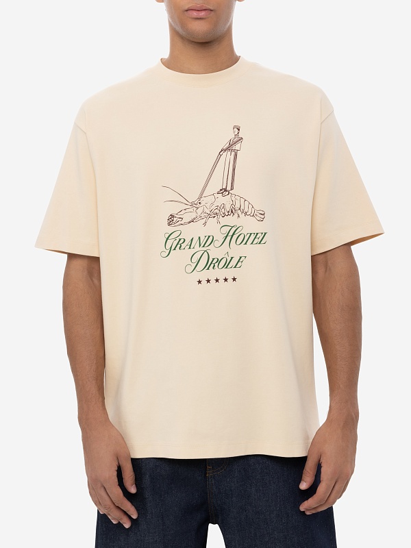 Футболка муж Drôle de Monsieur H-TS256-CO002-NBG NATURAL BEIGE - 2